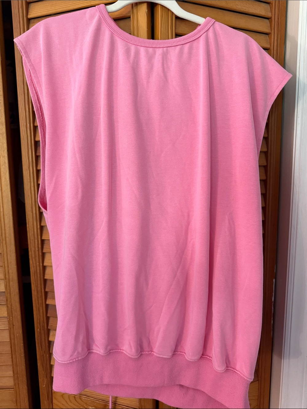 Blue Velvet Jogger Set Pink Draped Tank Bubblegum Pink